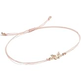 Zoe Chicco Women's 14k Gold Midi Bitty Butterfly Cord Bracelet