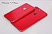 Outstanding 1 pcs 3D Red Skin Sticker Back Protective Film Wrap Skin for iphone 7