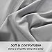 EASELAND Bed Sheet Set - King Size Sheets 6 Pieces Bedding Sheet & Pillowcases Sets, Brushed Microfiber Sheet with Deep Pocket Fits 8 to 16 Inch(King,Grey)