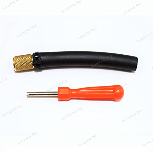 EVAP Service Port Adapter Adaptor Connector Kit w/ Valve Removal Tool Smoke Leak Tester