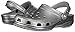 Crocs Unisex Classic Sparkly Clogs | Metallic and Glitter Shoes for Women, Gunmetal, 9 US