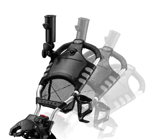 CaddyTek One-Click Folding 4 Wheel Version 3 Golf Push Cart, Lime