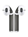 AirPod Skins Protective Wraps - Stylish Covers for Protection & Customization, Compatible with Apple AirPods (Space Grey)