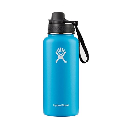 TOPOKO Quick Release Wide Mouth Lid Fits All Wide Mouth Bottles, Leakproof With Rope Handle