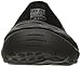 Skechers Women's Earth Fest Repurpose Flat,Black Mesh/Suede/Charcoal Trim,9 M US