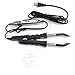 Neitsi Professional Flat Shape Fusion Hair Connector + Keratin Glue Rebonds Nail/U Tips 50pcs (02 Black)