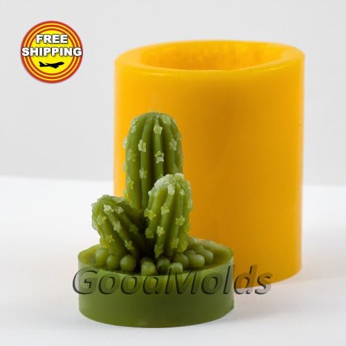 Soap mold Cactus 2 3D silicone molds