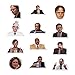 The Office Merchandise Stickers Pack of 50 Office LaptopThemed Stickers , The Office Stickers for Water Bottles, Micheal Scott, Funny Laptop Decals, Hydro Flask Stickers