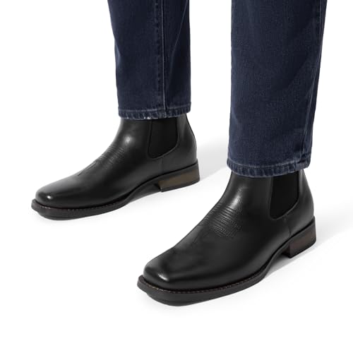 Bruno Marc Men's Chelsea Boots Ankle Boots Boots with Rubber Sole