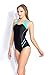 EBMORE Classic Athletic Backless Sport One Piece Swimsuits Bathing Suit