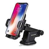 Purebox Car Phone Holder Universal Windshield Dashboard Truck Phone Mount Holder for iPhone 8 7 7S Plus 6 6S Plus 5 5s Galaxy S5 S6 S7 S8 Google Nexus LG Huawei