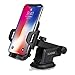 Purebox Car Phone Holder Universal Windshield Dashboard Truck Phone Mount Holder for iPhone X 8 7 7S Plus 6 6S Plus 5 5s Galaxy S5 S6 S7 S8 Google Nexus LG Huawei, Black