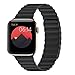 Compatible with Apple Watch Band 44mm 42mm Color Onyx - Enhanced Adjustable Leather Strap with Magnetic Closure System for iWatch Series 4/3/2/1