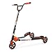 Yvolution Y Fliker Carver C5 | Three Wheeled Self-Propelling Drifting Scooter for Adults and Kids Age 9+ Years (Orange)