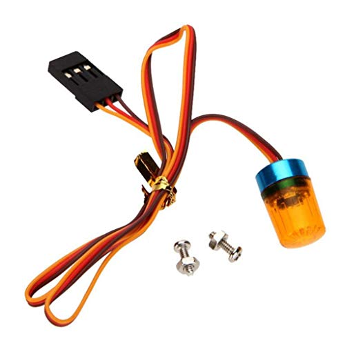 RC Car Police Flash Light,WONFAST 360° Rotation 5 Modes Ultra Bright