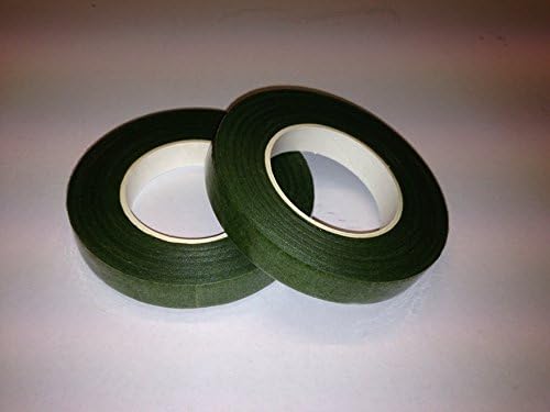 2 X LIGHT GREEN florist stem tape for Corsages, Button Holes, Flower arrangements and Sugarcraft