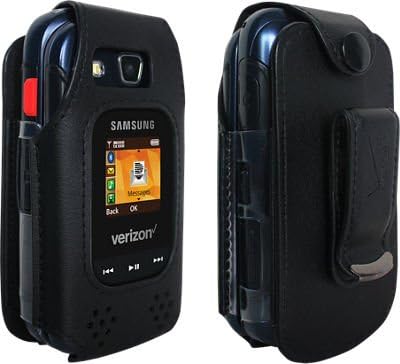 Verizon Samsung Convoy 4 Fitted Leather Holster Case