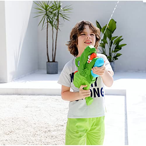 1400CC Tyrannosaurus Water Gun Toys, Adjustable Super Squirt Water Blaster Guns Toy, Water Soaker Gun Fighting Play Toy for Summer Swimming Pool Party Beach Outdoor Activity Gifts for Kids