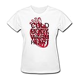 FQY Men's Cold Body Warm Heart Cotton T-shirts XL White