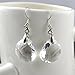 TOPSTARONLINE (TM Swarovski Elements Crystal Princess Pea Pendant Clear Earrings
