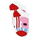Peppa Pig George Little Boys 6 pack Socks (4-6 (Shoe: 7-10), Game On Heather Multi)
