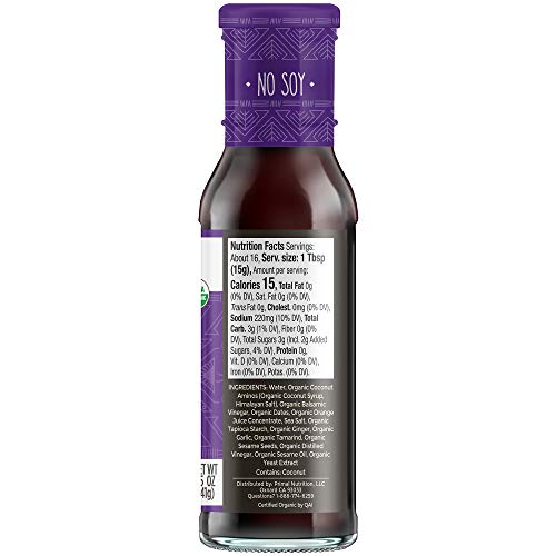 Primal Kitchen NoSoy Organic Teriyaki Sauce & Marinade, Whole30