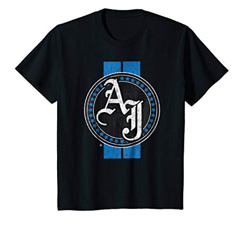 Kids WWE AJ Styles AJ Logo 12 Black