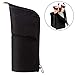 Makeup Brush Holder Organizer Bag Professional Artist Brushes Travel Bag Stand-up Makeup Cup Waterproof Dust-proof Brush Storage Pouch Case (Black) primary