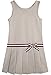Sunny Fashion Girls Dress Khaki School Uniform Pleated Skirt Dress Size 4-12
