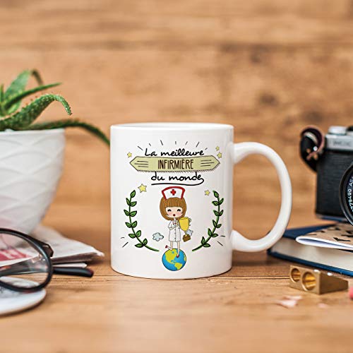 Mugffins (Tazza in Francese) Nurse Original Tazze di caffè e Colazione per Dare Lavoratori Professionisti - La Migliore… - immagine 4
