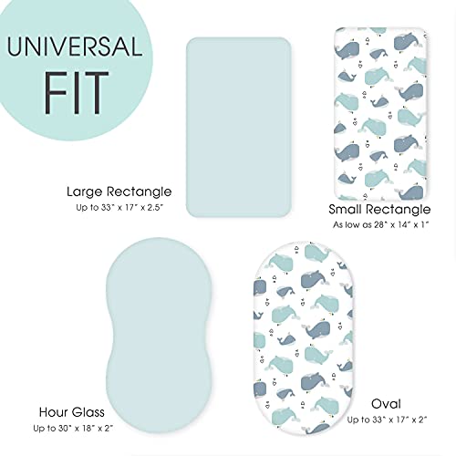 Stretchy Ultra Soft Fitted Sheet Set 2 Pack, Universal Fit for