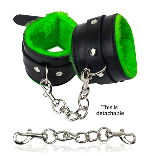 BONDAGERIE-Kit-di-colore-Verde-in-Ecopelle-con-10-pezzi-sacco-in-raso-in-omaggio