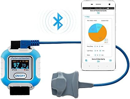 Sleep Apnea Testing At Home Real Time Apnea, Respiration, SpO2, Pulse Rate Monitor Bluetooth with Android APP