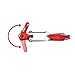 Anzio Half-Link Clevis Safety Latch Swivel Winch Hook Compatible with 4X4 Wrangler Off-Road WLL 17,000 lbs (17,000 lbs, Red)