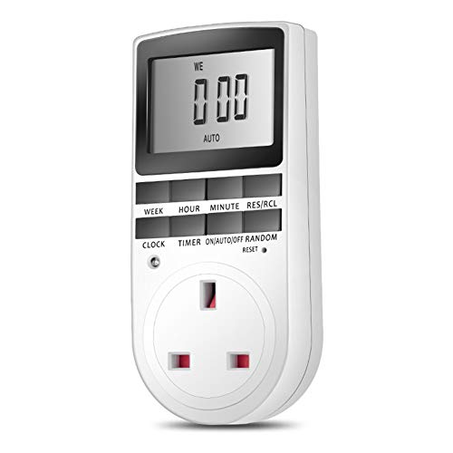 Buy Timer Switch, Digital Electrical Plug in Timer Socket 24 Hours / 7