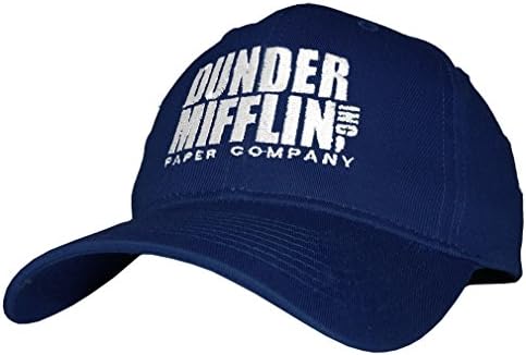 Dunder Mifflin Paper Company INC - Embroidered Cotton Twill Baseball Cap Hat