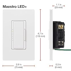 Lutron Maestro LED+ Dimmer Switch for Dimmable