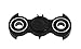 heytech Fidget Spinner Fidget Toy Bat Style EDC High Speed Ceramic Bearing ADHD Toy Autism Toy(Black)