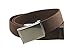 Canvas Web Belt Flip-Top Antique Silver Buckle/Tip Solid Color 50