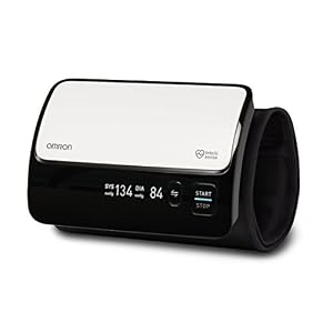 OMRON Evolv Bluetooth Wireless Upper Arm Blood Pressure Monitor with Portable, One-piece Design – Works with Alexa
