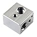 [Gulfcoast Robotics] 2 PCS MK10 Extruder Hotend Heater Block fits MP Maker Select Duplicator i3 3D Printer - Made by US company with quality and precision.