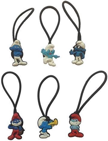Smurfs Hairband Ponytail Holder 6 Pcs Set #1