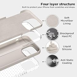 COFFKER Designed for iPhone 14 Pro Case, Liquid