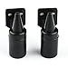 Yibid Save A Deer Whistle Alert Horn Wildlife Warning Devices for Car Truck Auto Motorcycles any Vehicle Safe Driving on Freeway (Black, 2 piece)