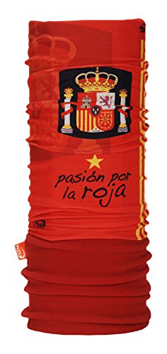 Wind X-Treme Polar Headwear La Roja Neck Warmer - Red/Yellow, One Size
