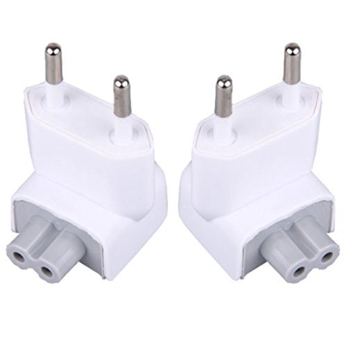 UPC 714491177386, Black Menba US to Europe Plug Travel Charger Converter for Apple iBook/MacBook Pack Of 2