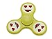 Zemojis Glow in the Dark Tri-Spinner Fidget Hand Spinner Toy Stress Reducer EDC Focus Toy Relieves ADHD Anxiety and Boredom Satisfaction Guarantee (Smilling Face w Heart Eyes)