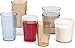 Carlisle FoodService Products Stackable Tumbler Plastic Tumbler for Restaurants, Catering, Kitchens, Plastic, 8.1 Ounces, Clear, (Pack of 72)