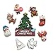 9 Pack Creative Christmas Fridge Magnet Gifts Christmas Day Home Decoration Kids Refrigerator Magnet - Perfect Magnets for Whiteboard, Refrigerator, Map and Calendar