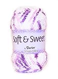 Darice 130-Yard Weaving Yarn, 3.5-Ounce, Soft and Sweet Pink and Purple